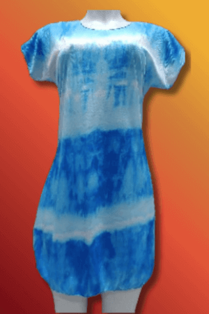 Bata Tie Dye Azul