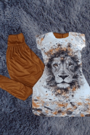 Conjunto Leão ocre
