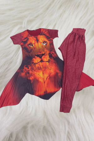 Conjunto Marsala Lurex - Leão Sarça Ardente