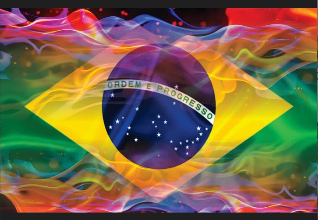 Brasil fogo e agua