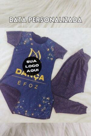 Conjunto lurex bata e saruel PERSONALIZADO