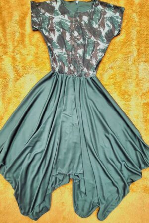 Vestido Busto estampado - Camuflado