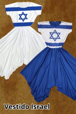 Vestido Busto estampado Israel