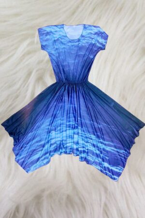 Vestido Estampa total - Águas