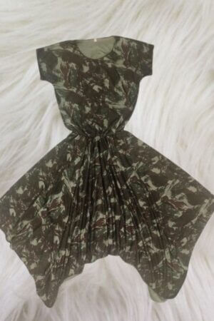 Vestido Estampa total - Camuflado