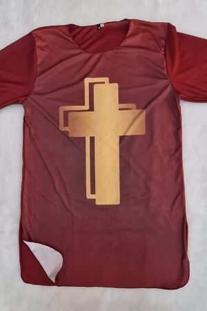 Bata masculina cruz dourada