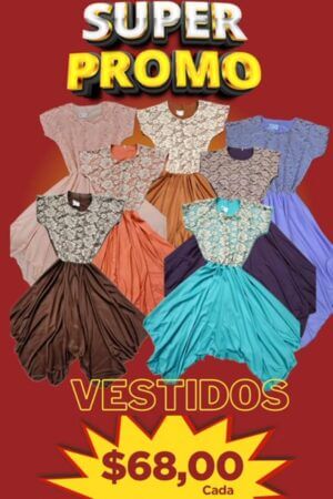Vestido Luz glitter bicolor