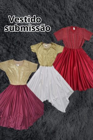 Vestido Submissão - Lurex brilho