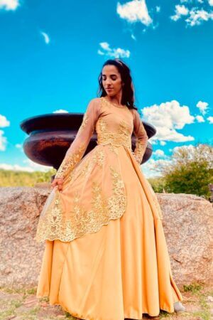 Vestido Rainha Ester - Filhas de Deus - ref7.0