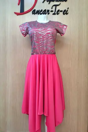 Vestido Luz clássico bicolor